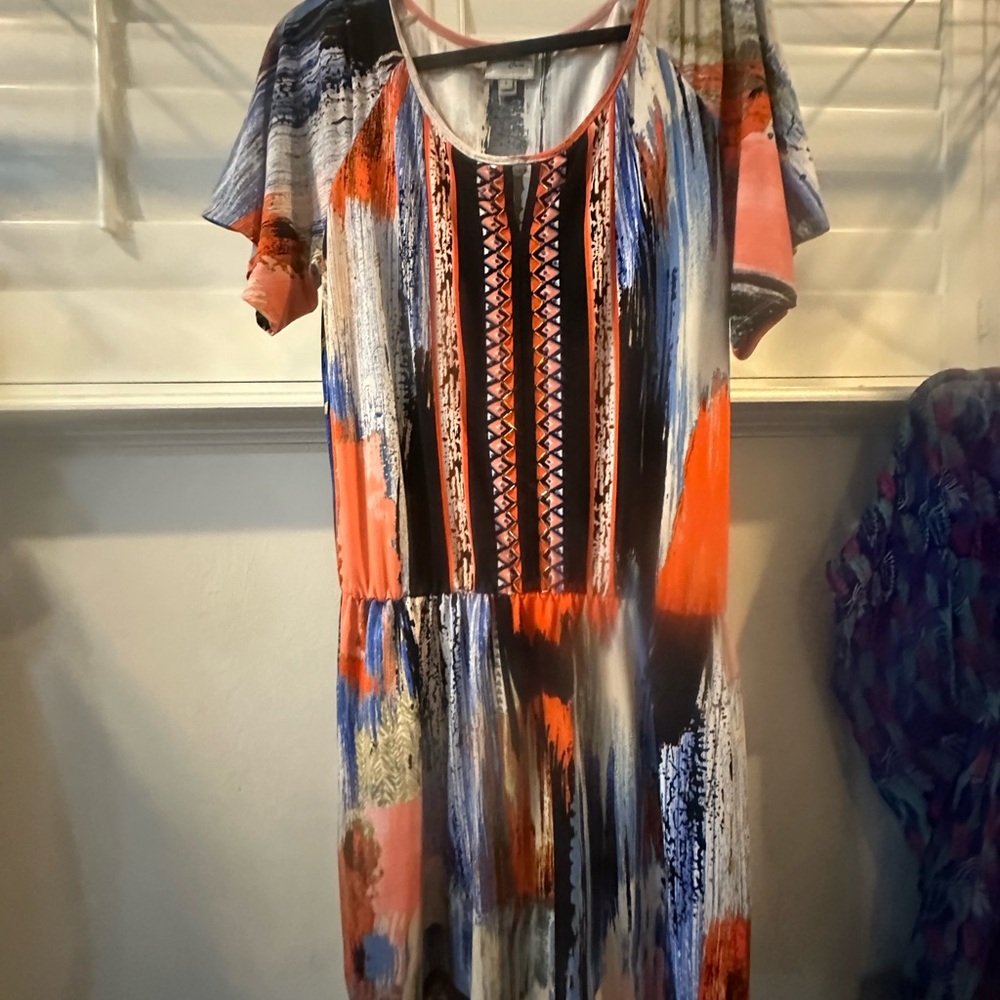 Colorful Abstract Women's Dress
